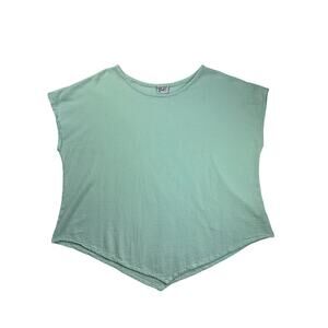 Women’s Oh My Gauze! Size 3 Seafoam Green Short Sleeve Blouse.